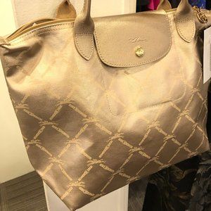Longchamp Le Pliage RARE GOLD!